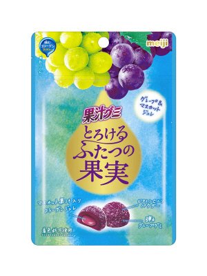 果汁グミとろけるふたつの果実グレープ＆マスカットジュレ