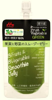 ＆フルーツベジタブル　果実と野菜のスムージーゼリー　GREEN
