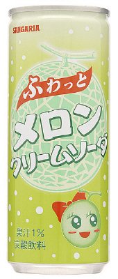 ふわっとメロンクリームソーダ