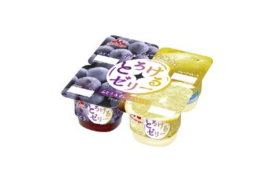 とろけるゼリー４Ｐ　ぶどう＋グレープフルーツ