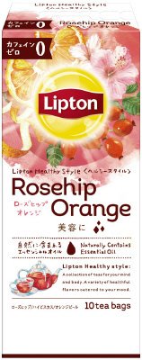 リプトン　ヘルシースタイル　ローズヒップ・オレンジティー　ティーバッグ　10袋