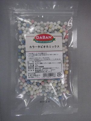 GABANカラータピオカミックス100g袋