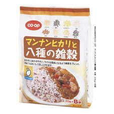 マンナンヒカリと八種の雑穀