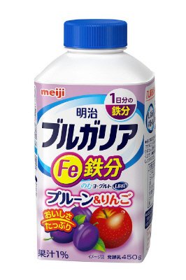 ブルガリアＦｅのむﾖーグルトプルーン＆りんご