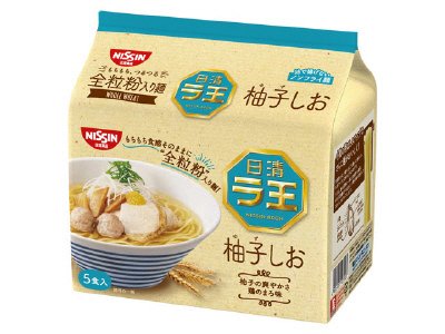日清ラ王　柚子しお　５食パック