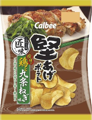 堅あげポテト匠味炭焼き鶏と九条ねぎ味