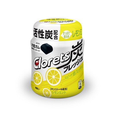 クロレッツ 炭フレッシュ レモンミントボトルR
