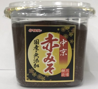 国産無添加中京赤みそ