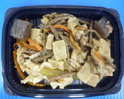 山菜と高野豆腐の煮物