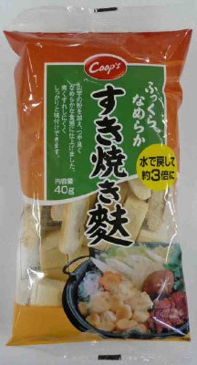 ふっくらなめらかすき焼き麩