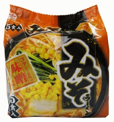 ヒガシフーズ即席みそラーメン　５食入り