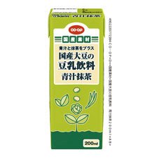 国産大豆の豆乳飲料　青汁抹茶