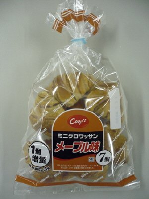 ミニクロワッサンメープル味増量