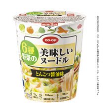 ６種野菜の美味しいヌードル　とんこつ醤油味