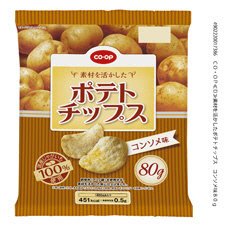 素材を活かしたポテトチップス　コンソメ味