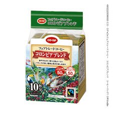 フェアトレードコーヒー　コロンビアブレンド　コーヒーバッグ