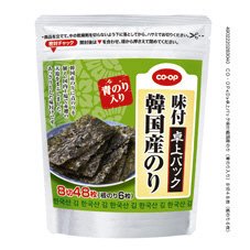卓上パック味付韓国産のり（青のり入り）
