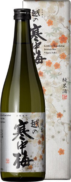越の寒中梅　銀ラベル　純米酒