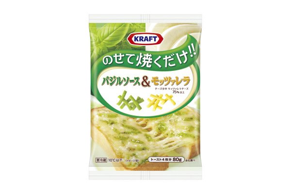 クラフトのせて焼くだけ　バジルソース＆モッツァレラ