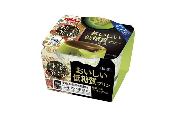 おいしい低糖質プリン　抹茶