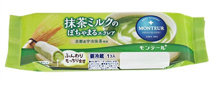 抹茶ミルクのぽちゃまるエクレア
