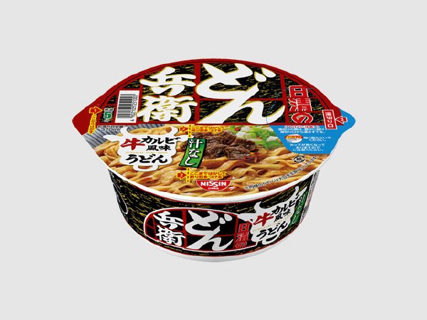 日清のどん兵衛　汁なし牛カルビ風味うどん