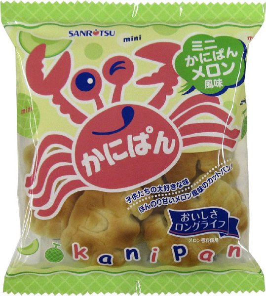 ミニかにぱん　メロン風味