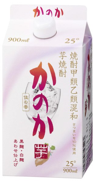 芋焼酎かのか　黒麹・白麹あわせ仕上げ