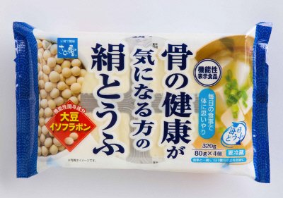 骨の健康が気になる方の絹とうふ