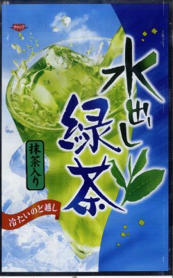 お茶屋の抹茶入り水出し緑茶ティーバッグ