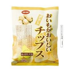 おいもがおいしいポテトチップス　あっさりしお味