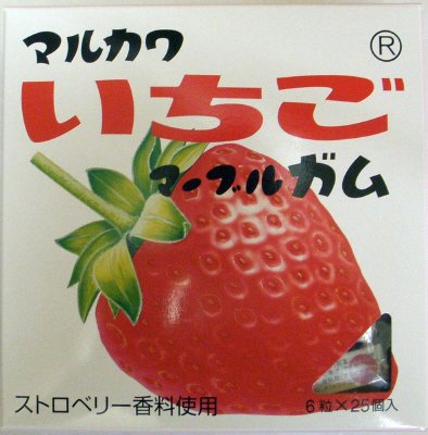 ビッグサイズいちごガム