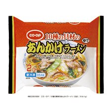 １０種の具材のあんかけラーメン