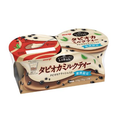 ヨーグルトドルチェとろけると　タピオカミルクティー