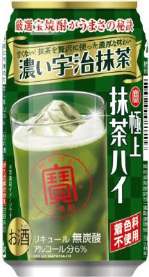 寶「極上抹茶ハイ」＜濃い宇治抹茶＞ケース