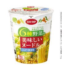 ６種野菜の美味しいヌードル　こんがり醤油味