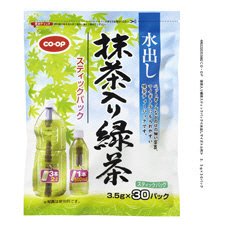 抹茶入り緑茶スティックパック≪水出しマイボトル用≫