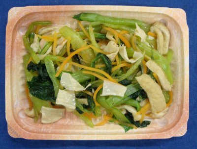湯葉入り小松菜のお浸し