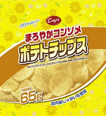 ポテトチップスまろやかコンソメ