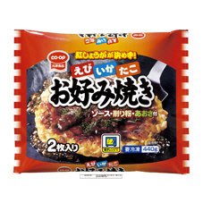 お好み焼き　えび・いか・たこ　２枚入り