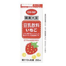 豆乳飲料いちご