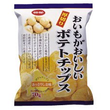 おいもがおいしい厚切ポテトチップス　あっさりしお味