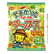 野菜が入ったベビースターチップス