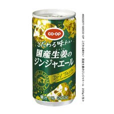 こだわる味わい　国産生姜のジンジャエール