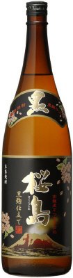 黒麹仕立て桜島　２５度　１８００ｍｌ