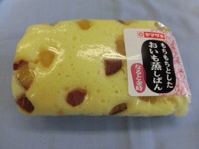 もちもちとしたおいも蒸しぱん（なると金時）