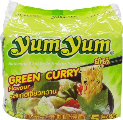 インスタントラーメン　グリーンカレー味