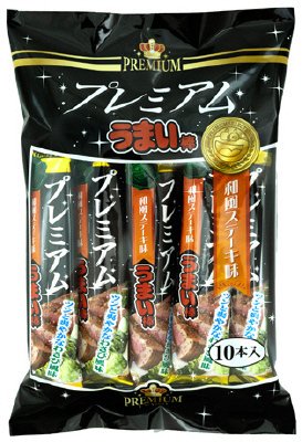 プレミアムうまい棒和風ステーキ味