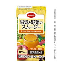 果実と野菜のスムージー