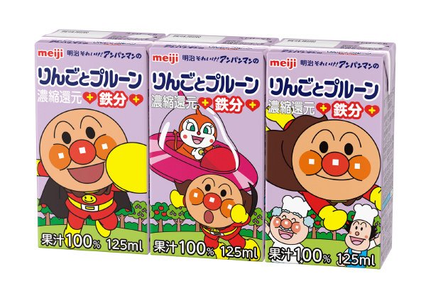 明治それいけ！アンパンマンのりんごとプルーン